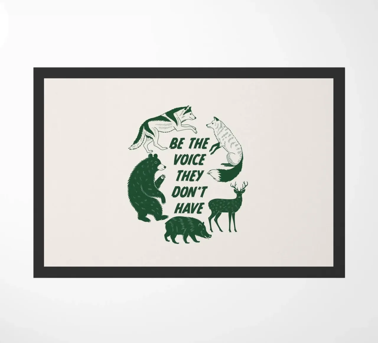 Wees de stem deurmat van Eco Rebel Creative