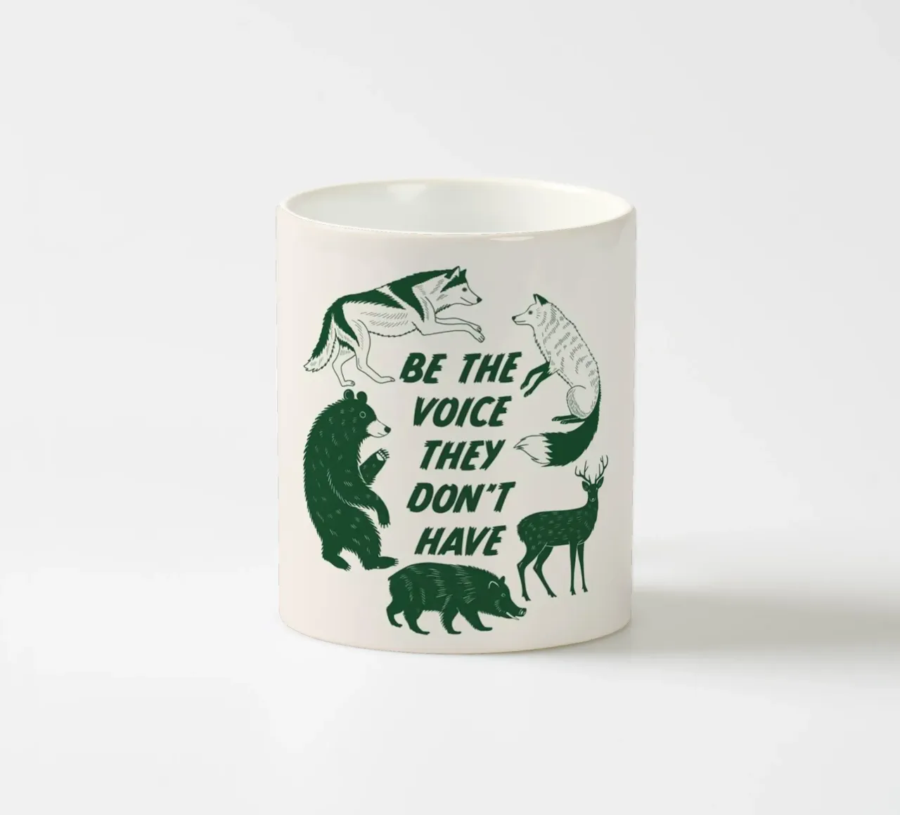Sii la voce tazza in ceramica da Eco Rebel Creative