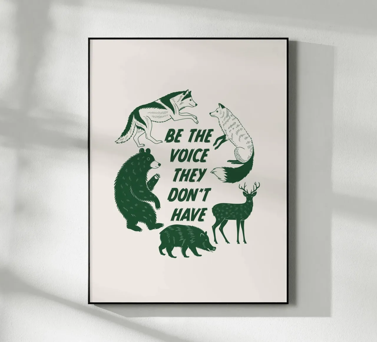 Sii la voce plexiglass da Eco Rebel Creative