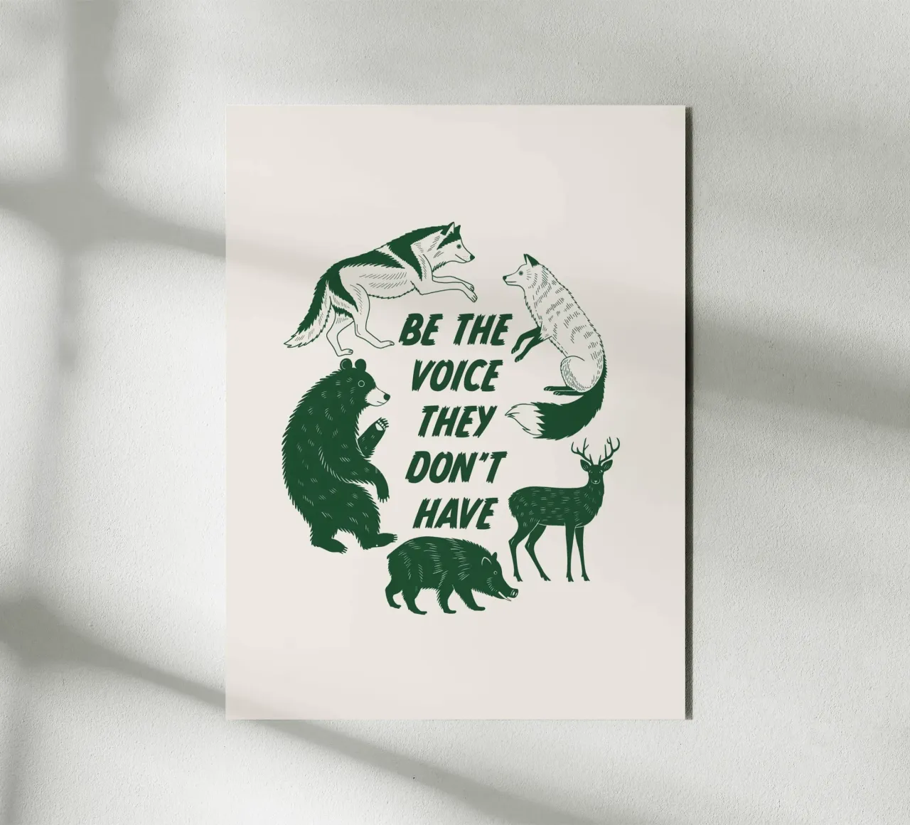 Sii la voce alluminio dibond da Eco Rebel Creative