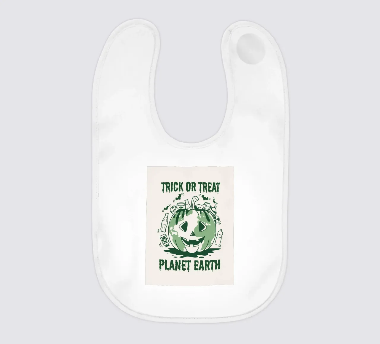 Süßes oder Saures - Planet Erde Babylätzchen von Eco Rebel Creative