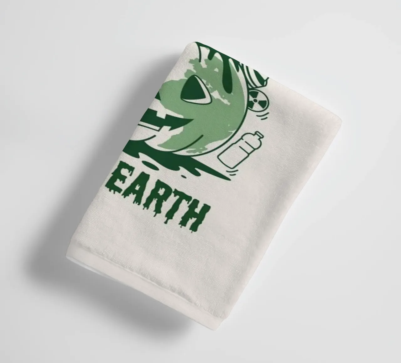 Süßes oder Saures - Planet Erde Handtuch von Eco Rebel Creative