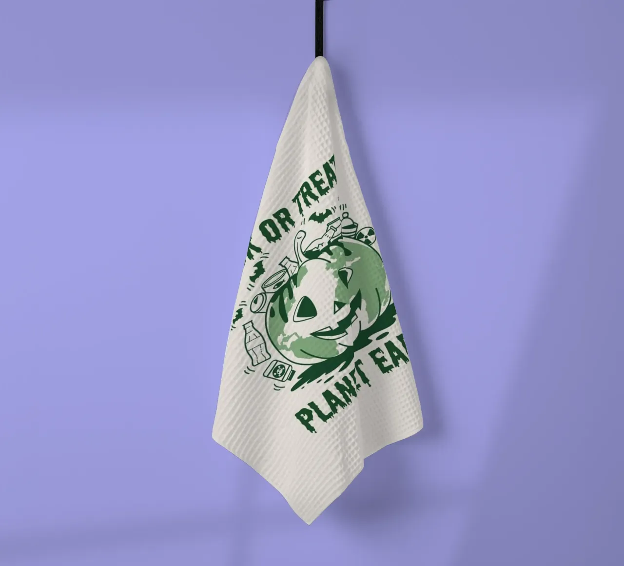 Süßes oder Saures - Planet Erde Geschirrtuch von Eco Rebel Creative