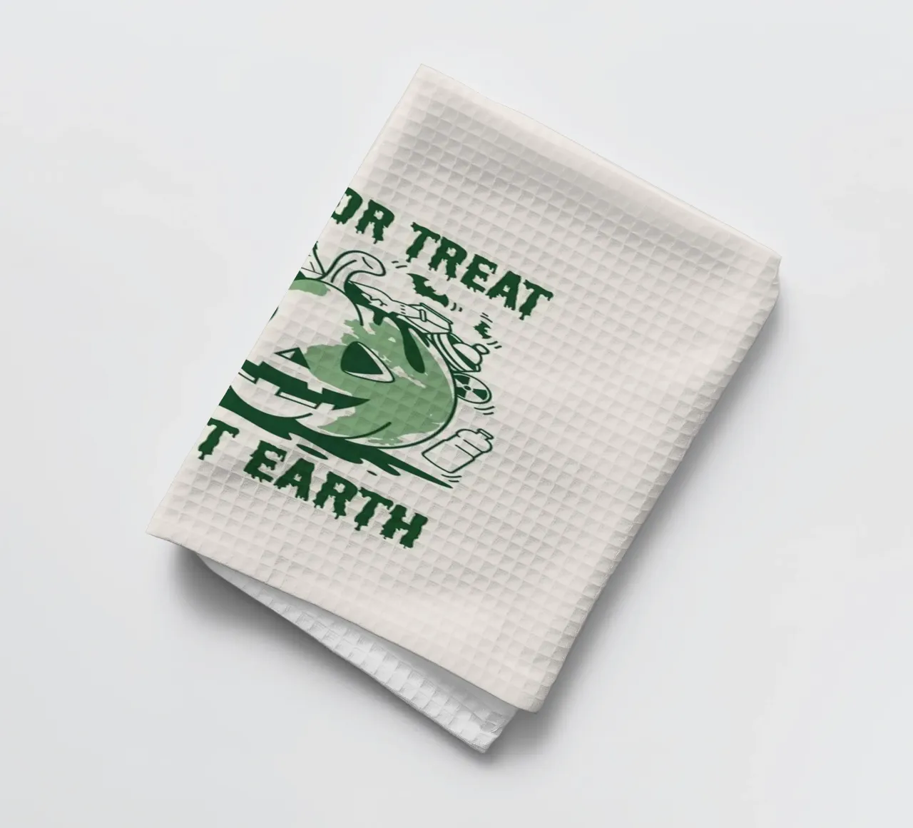 Süßes oder Saures - Planet Erde Geschirrtuch von Eco Rebel Creative