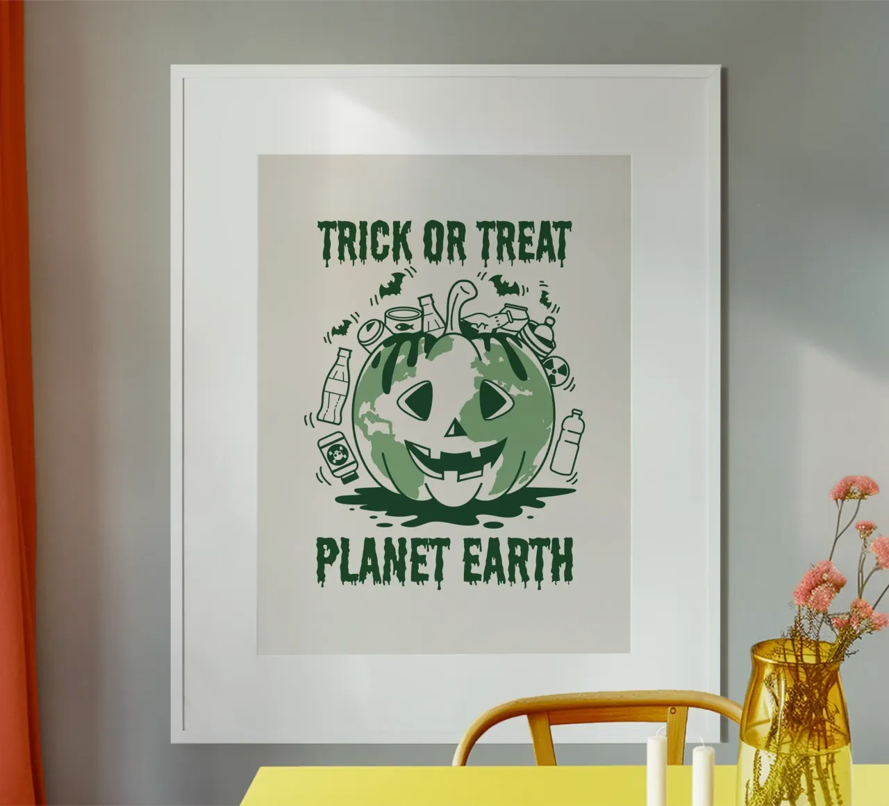Süßes oder Saures - Planet Erde Hahnemühle von Eco Rebel Creative