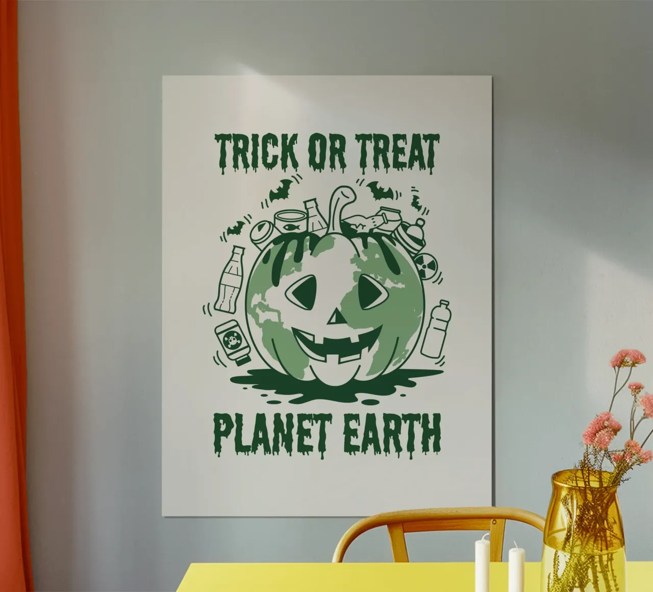 Süßes oder Saures - Planet Erde Hahnemühle von Eco Rebel Creative