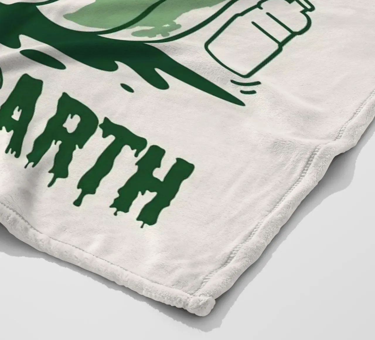 Süßes oder Saures - Planet Erde Fleecedecke von Eco Rebel Creative