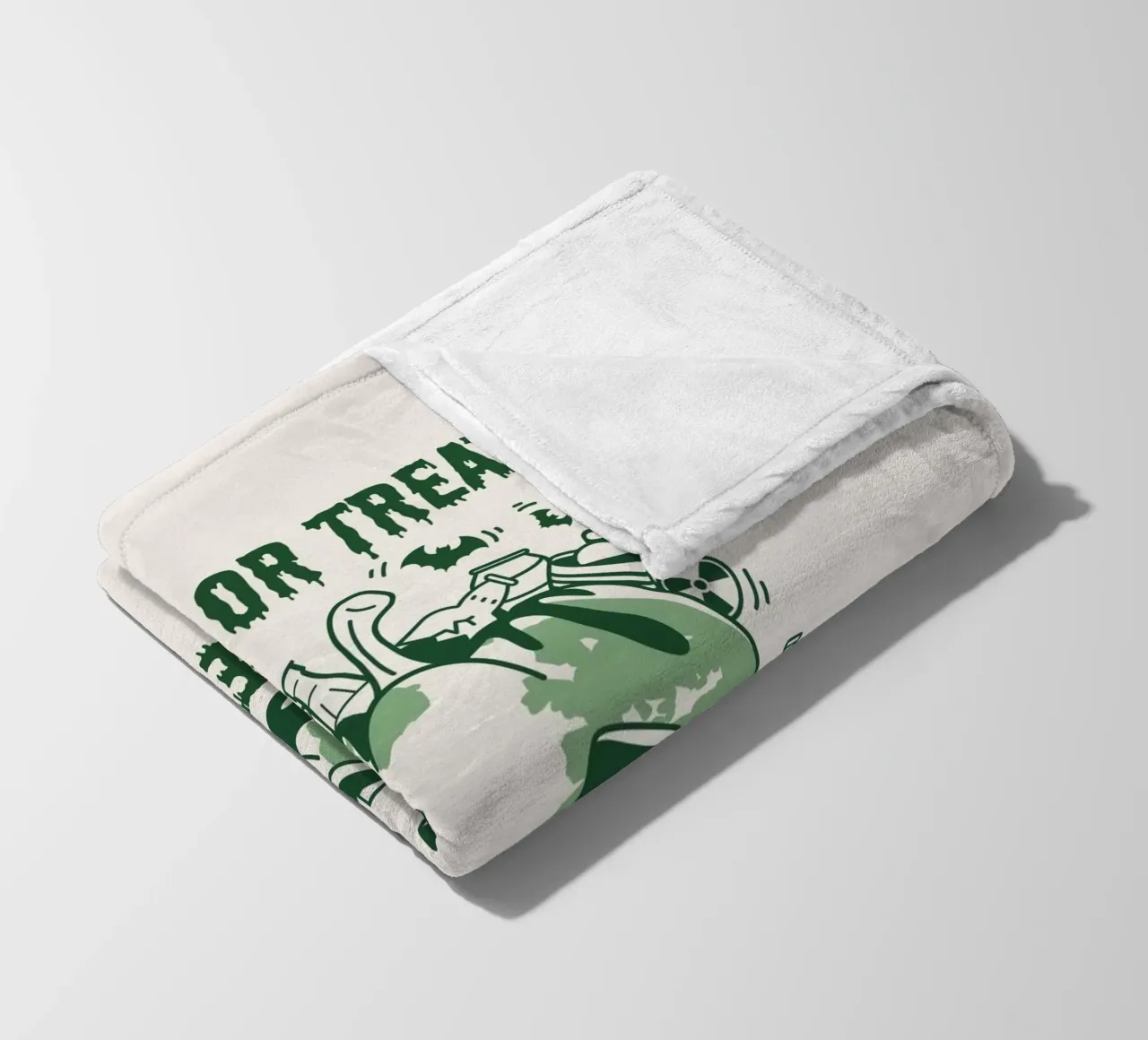 Süßes oder Saures - Planet Erde Fleecedecke von Eco Rebel Creative