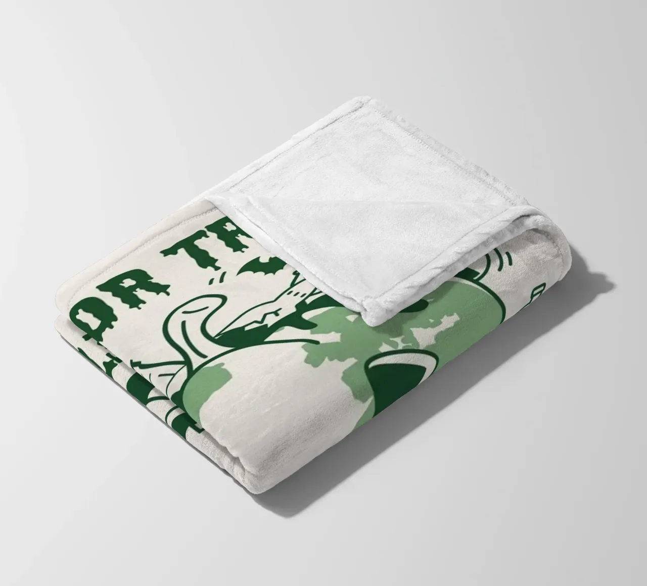 Süßes oder Saures - Planet Erde Fleecedecke von Eco Rebel Creative