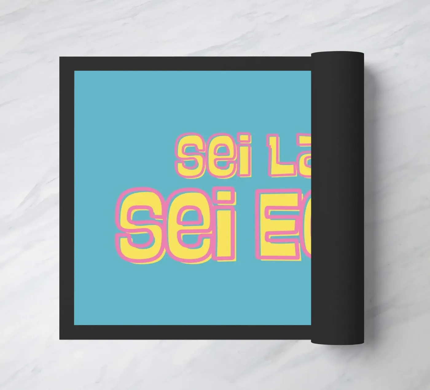 Sei laut. Sei echt. deurmat van DigiWunderwerk