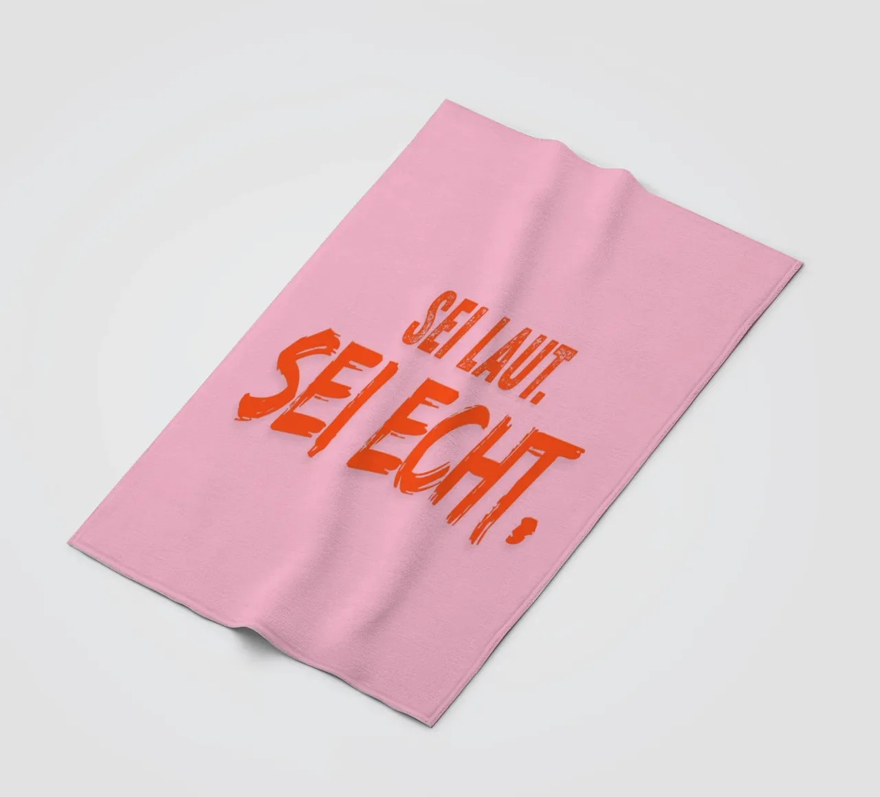 Sei laut. Sei echt. coperta in pile da DigiWunderwerk