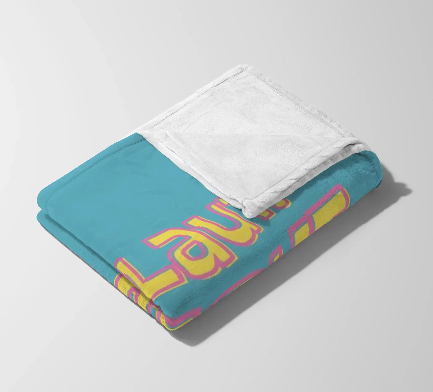 Sei laut. Sei echt. Fleecedecke von DigiWunderwerk