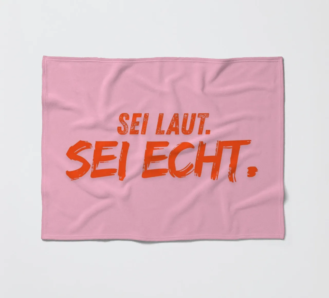 Sei laut. Sei echt. coperta in pile da DigiWunderwerk