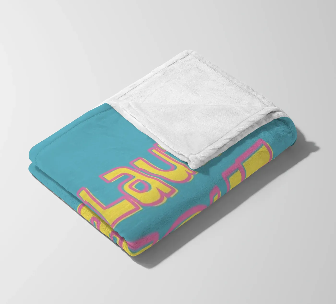 Sei laut. Sei echt. Fleecedecke von DigiWunderwerk