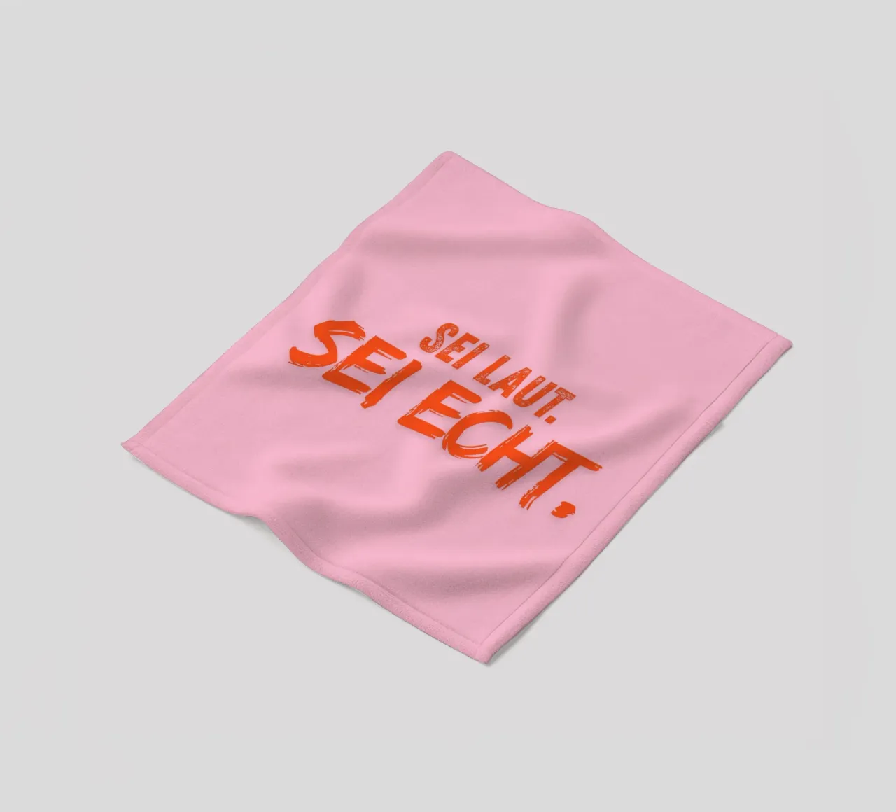 Sei laut. Sei echt. coperta in pile da DigiWunderwerk