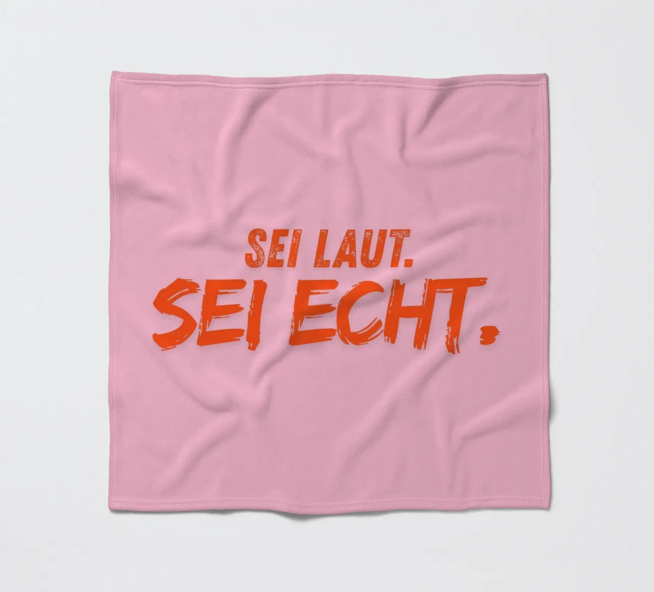 Sei laut. Sei echt. coperta in pile da DigiWunderwerk