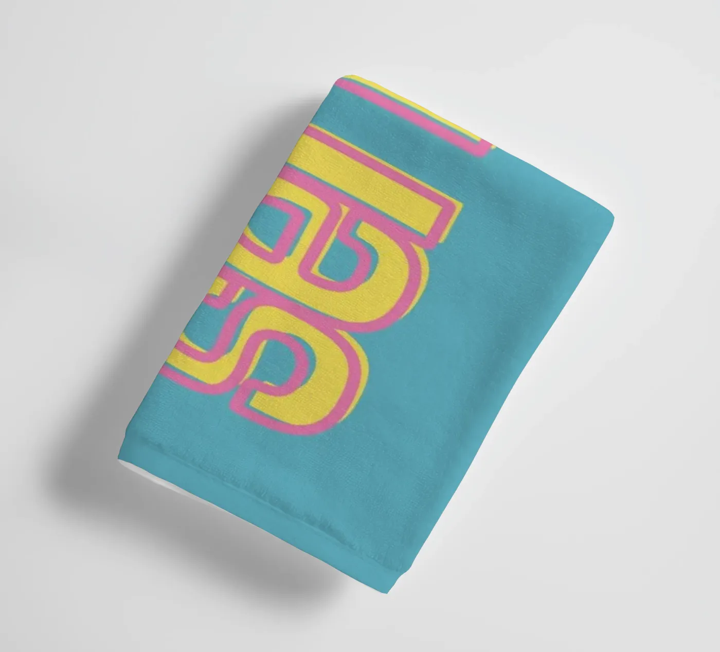 Sei laut. Sei echt. badhanddoek van DigiWunderwerk