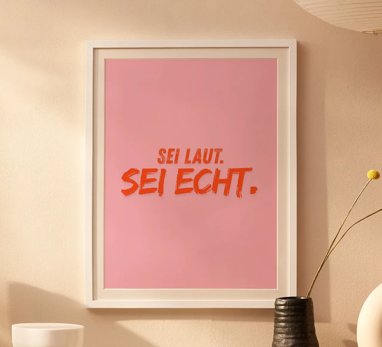 Sei laut. Sei echt. carta hahnemühle da DigiWunderwerk