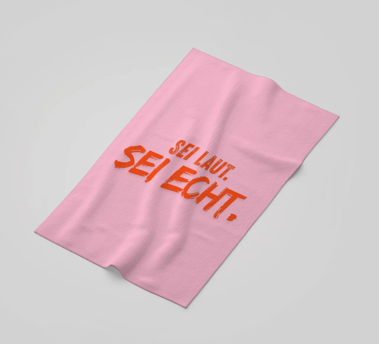 Sei laut. Sei echt. telo mare da DigiWunderwerk