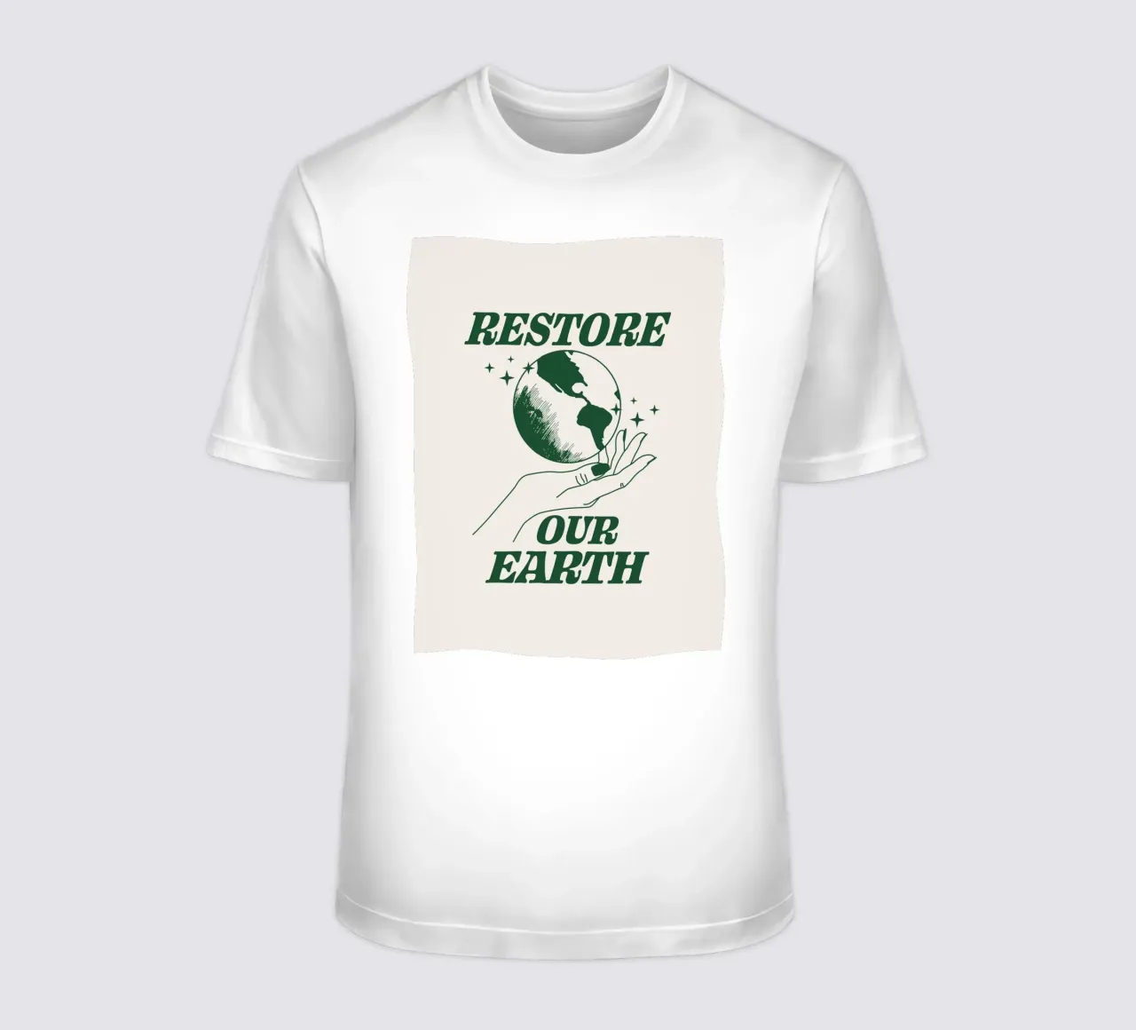 Ripristinare la nostra Terra t-shirt da Eco Rebel Creative