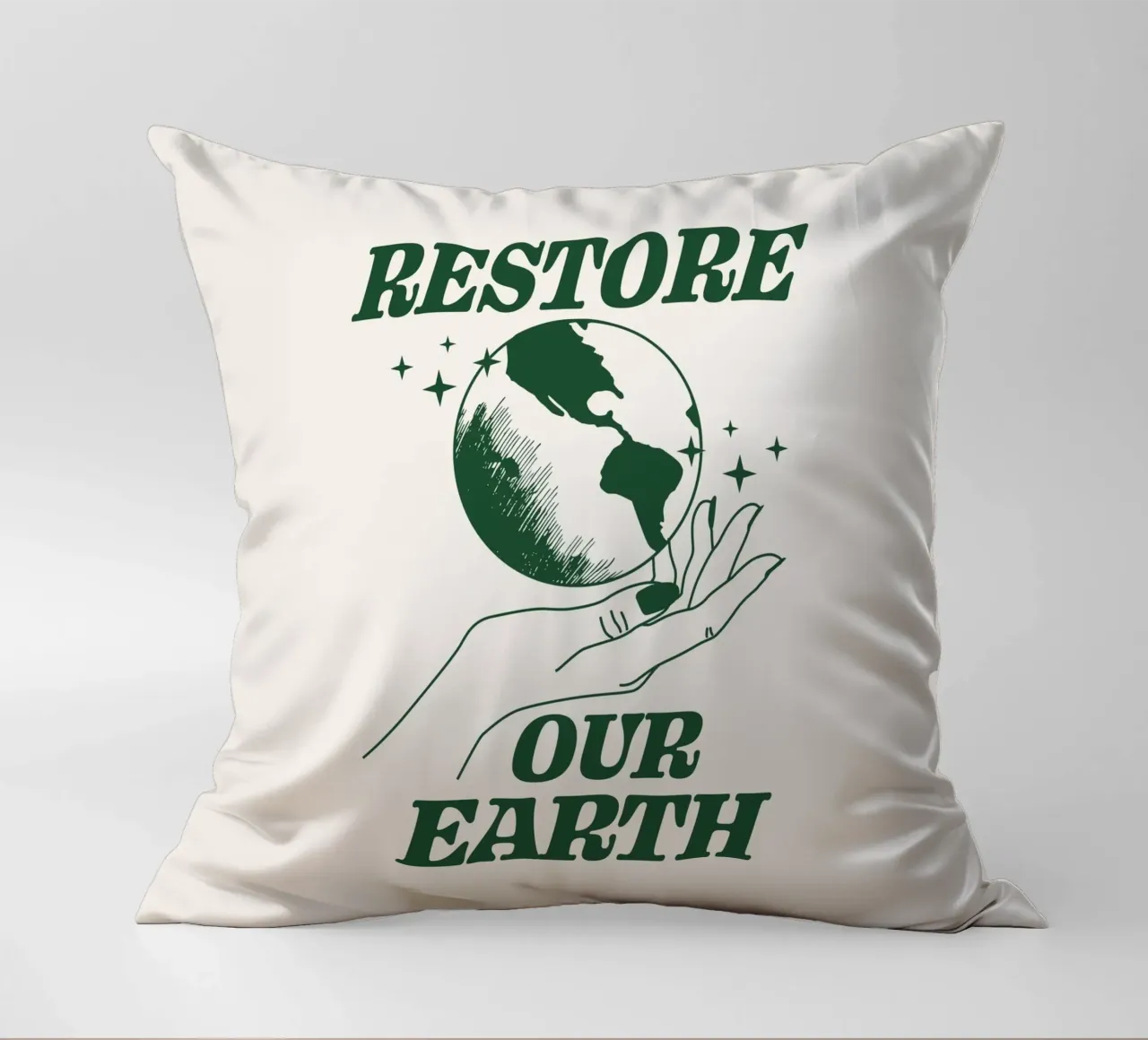 Ripristinare la nostra Terra cuscino da Eco Rebel Creative
