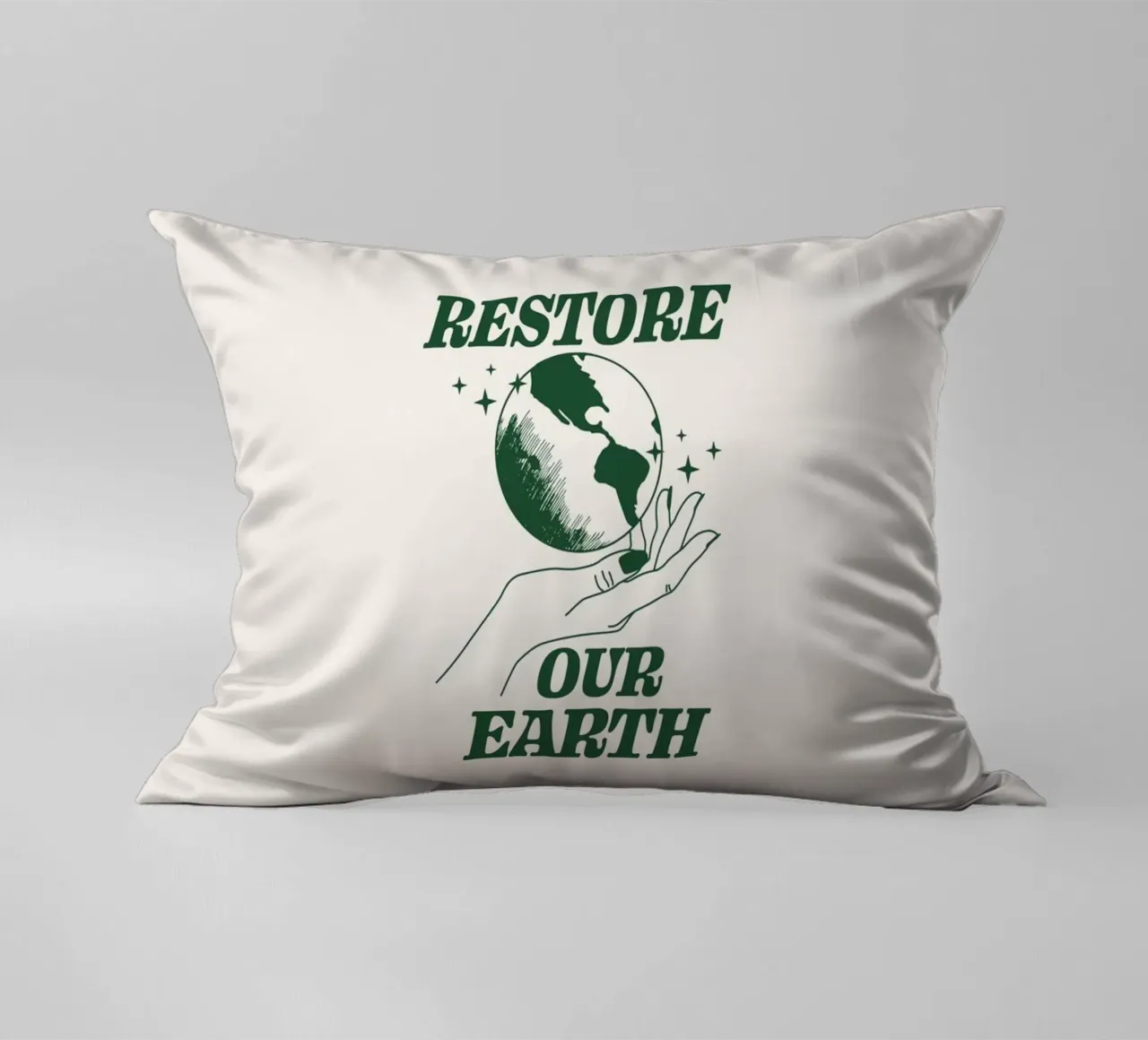 Ripristinare la nostra Terra cuscino da Eco Rebel Creative