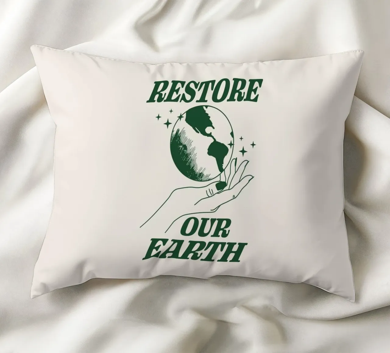 Ripristinare la nostra Terra cuscino da Eco Rebel Creative