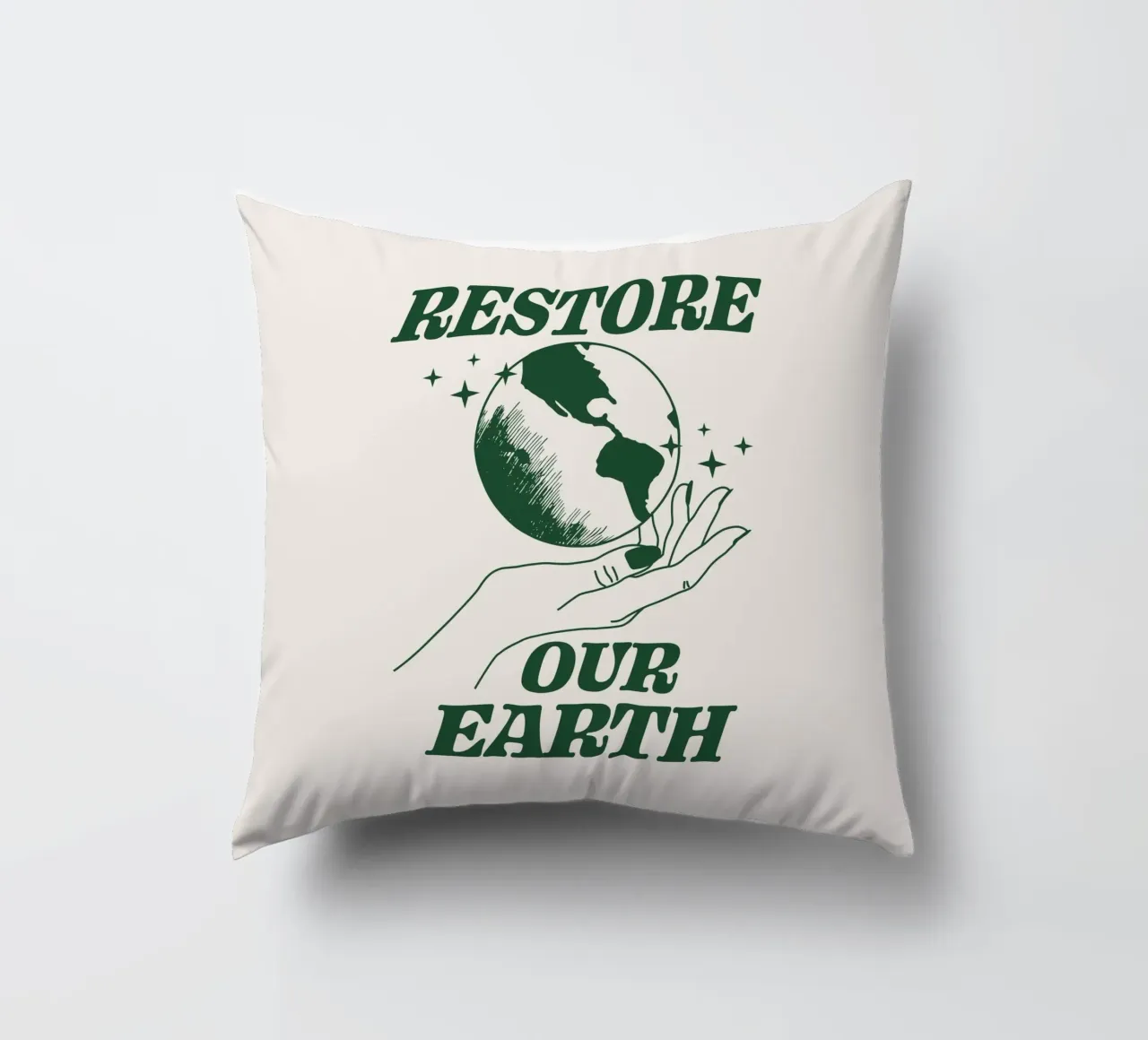Ripristinare la nostra Terra cuscino da Eco Rebel Creative