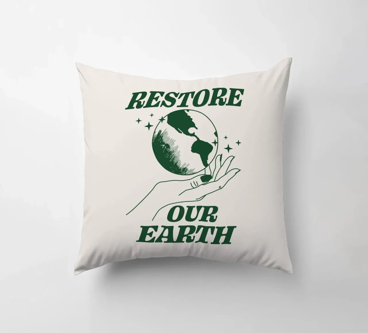 Ripristinare la nostra Terra cuscino da Eco Rebel Creative