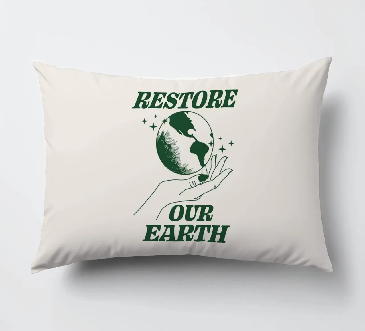 Ripristinare la nostra Terra cuscino da Eco Rebel Creative