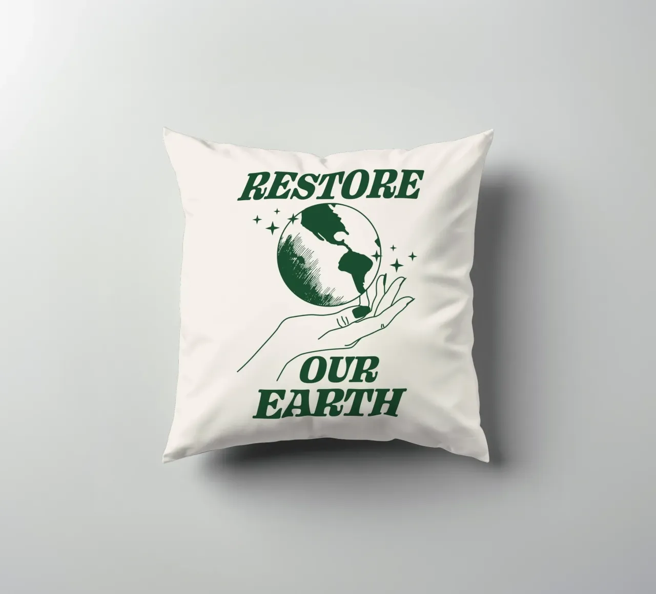 Ripristinare la nostra Terra cuscino da Eco Rebel Creative