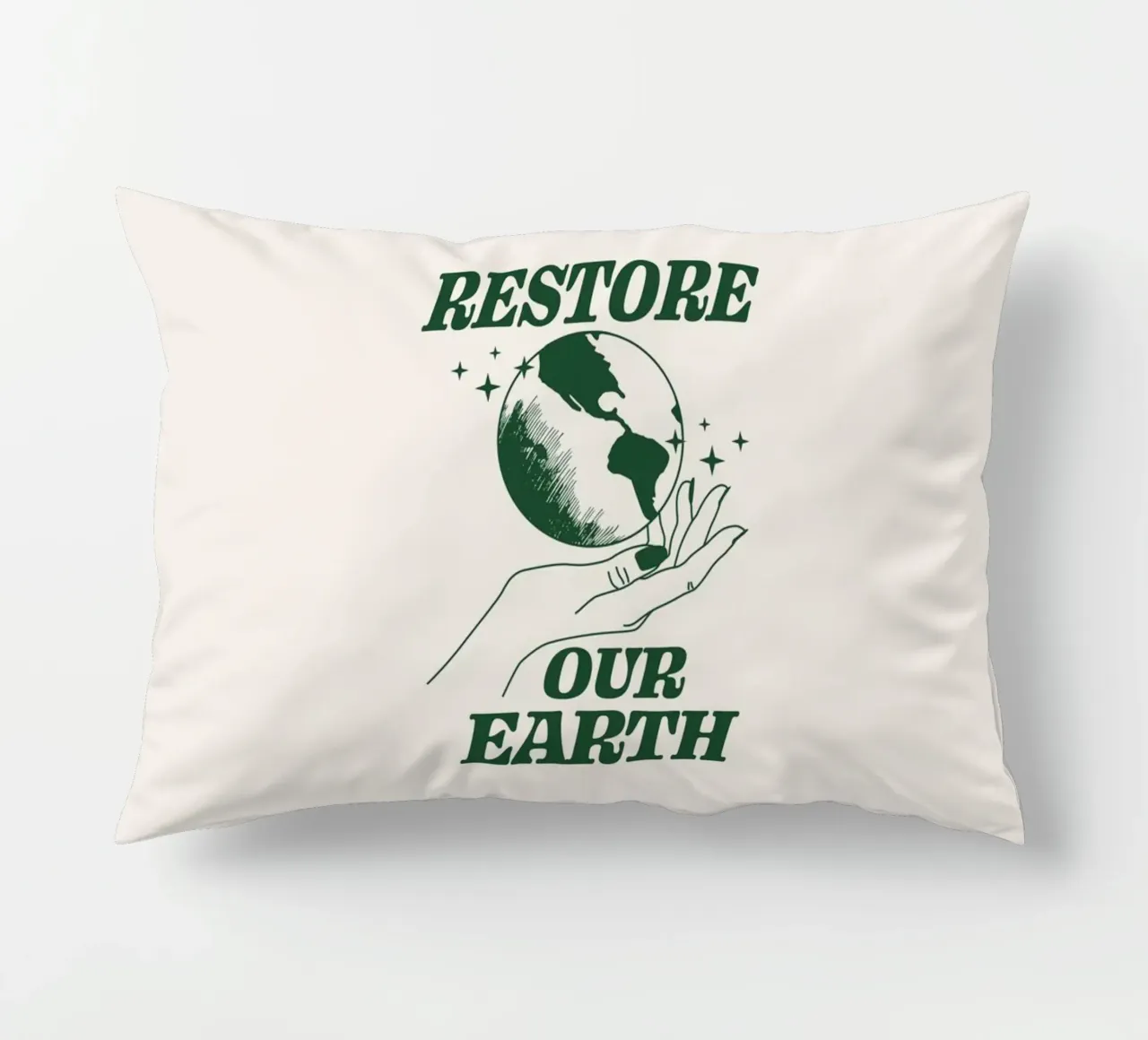 Ripristinare la nostra Terra cuscino da Eco Rebel Creative