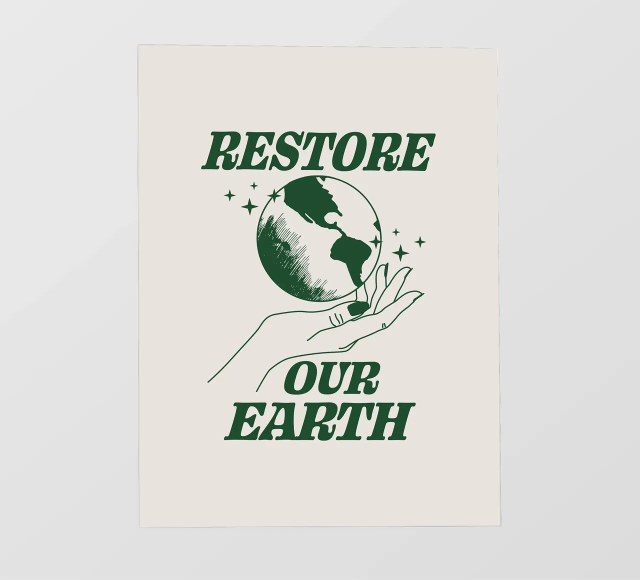 Ripristinare la nostra Terra telo in pvc da Eco Rebel Creative
