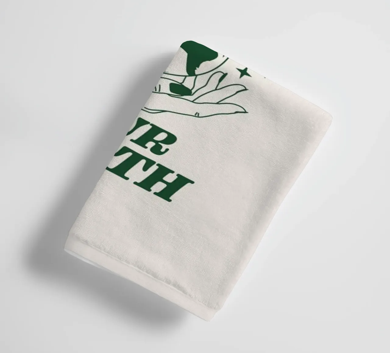 Herstel onze aarde badhanddoek van Eco Rebel Creative