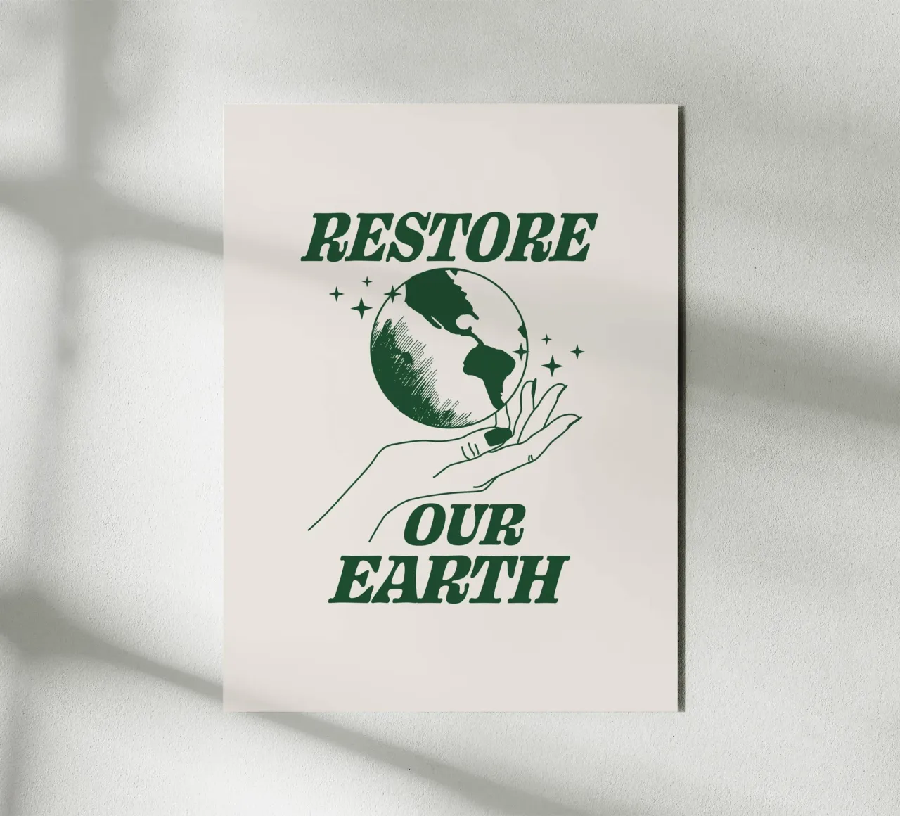 Ripristinare la nostra Terra alluminio dibond da Eco Rebel Creative