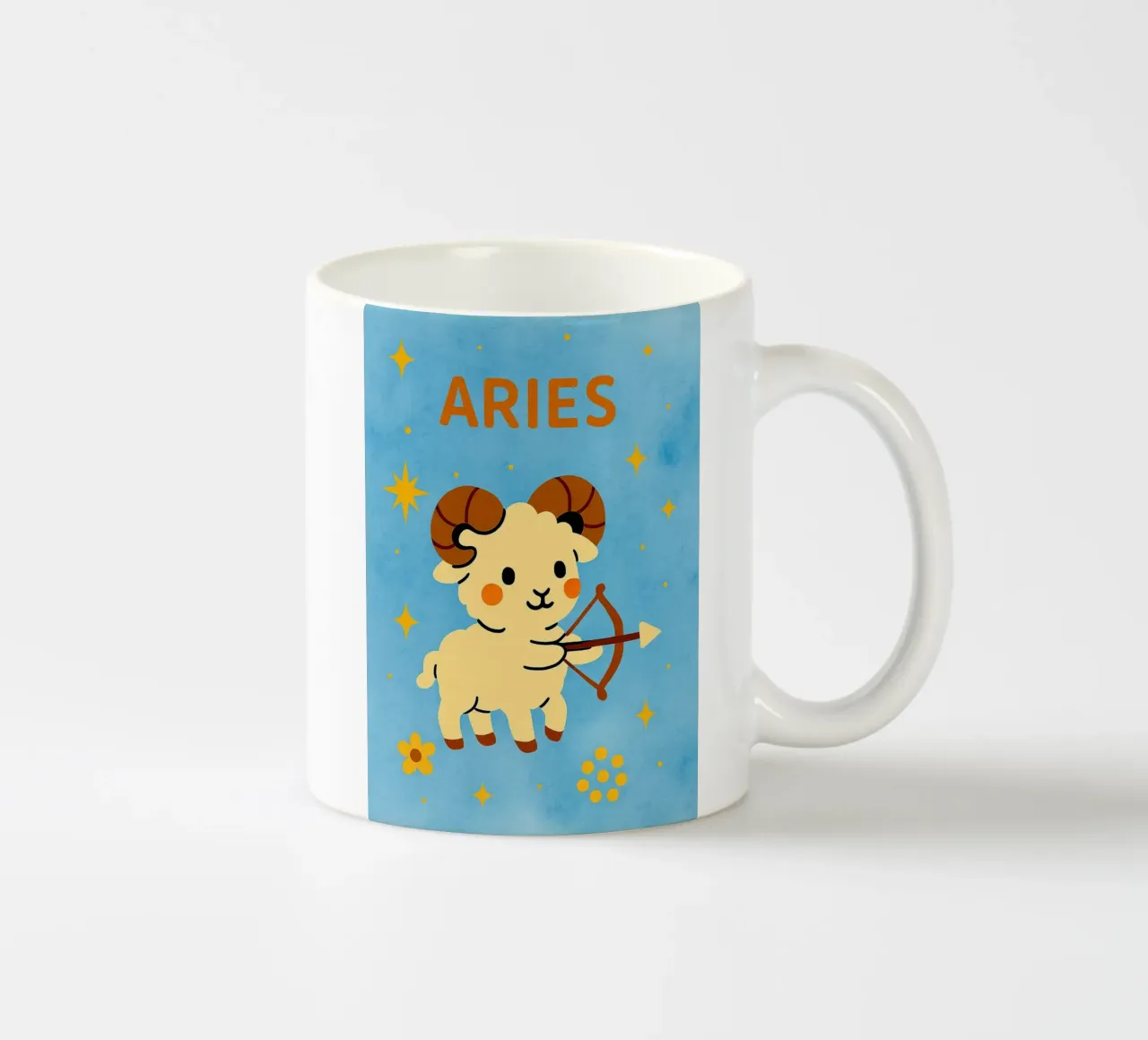 zodiaco ariete tazza in ceramica da SADELA