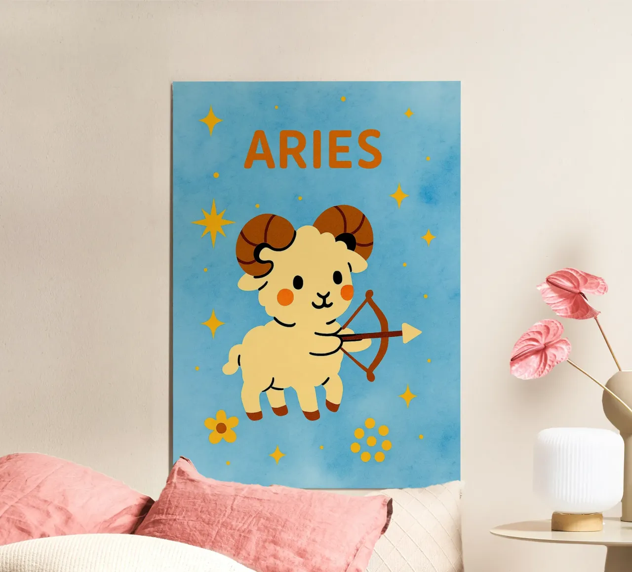 zodiaco ariete carta hahnemühle da SADELA