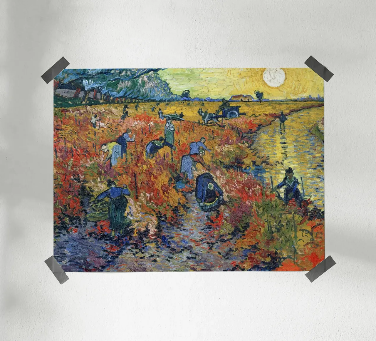 I vigneti rossi di Arles carta hahnemühle da Roy Terrell
