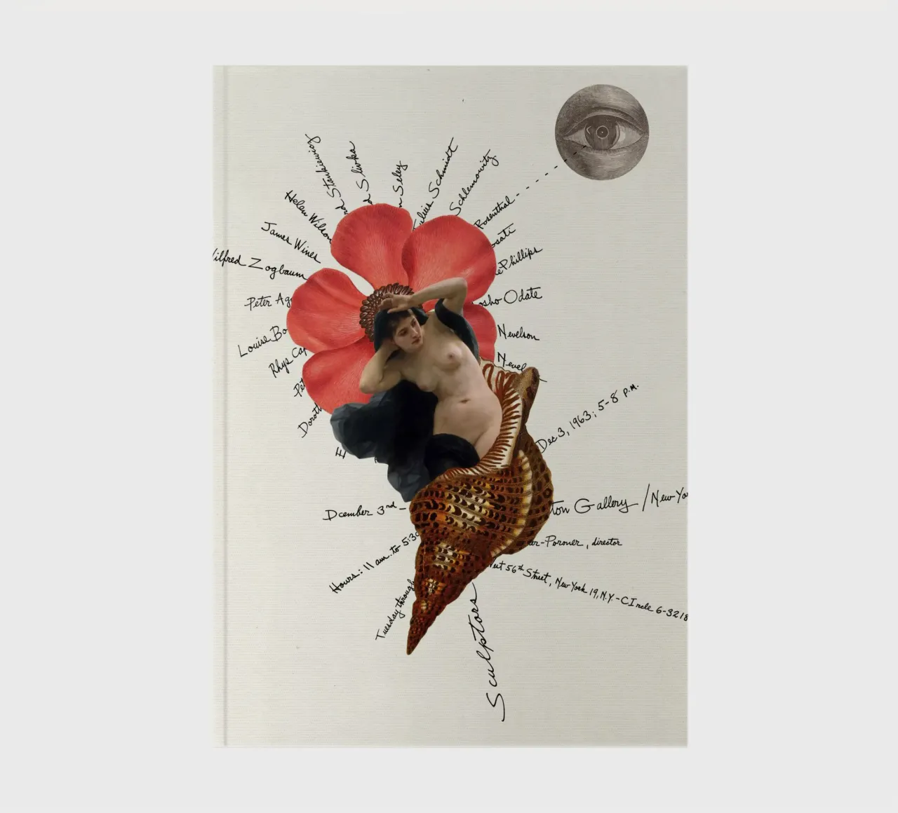 Collageri - Girl in Shell notebook by The Artcircle