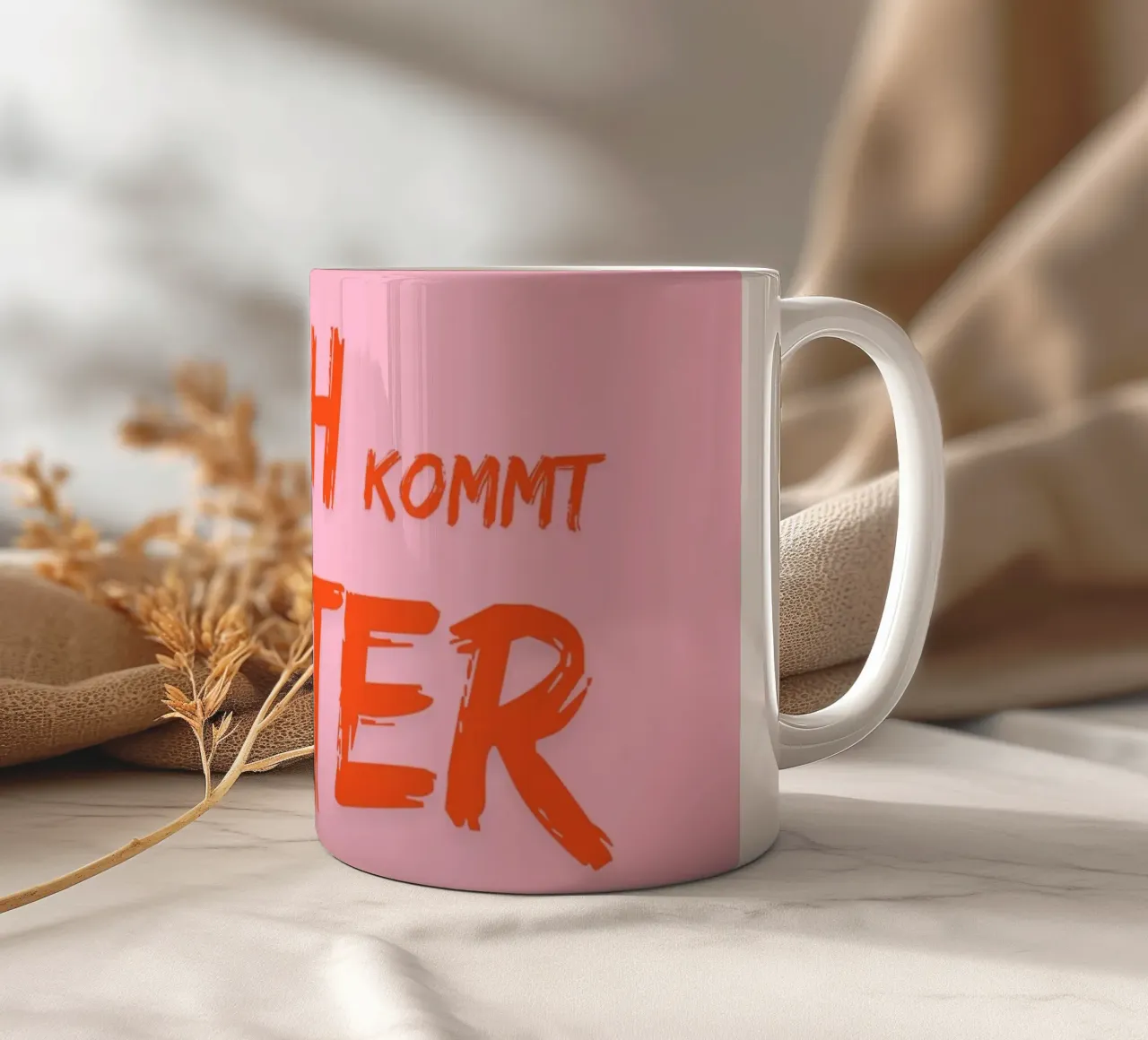 Frech kommt weiter tazza in ceramica da DigiWunderwerk