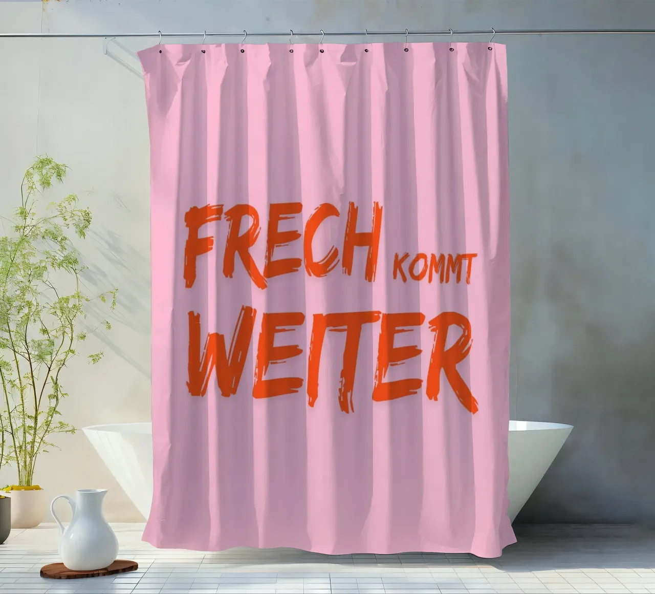 Frech kommt weiter tenda da doccia da DigiWunderwerk