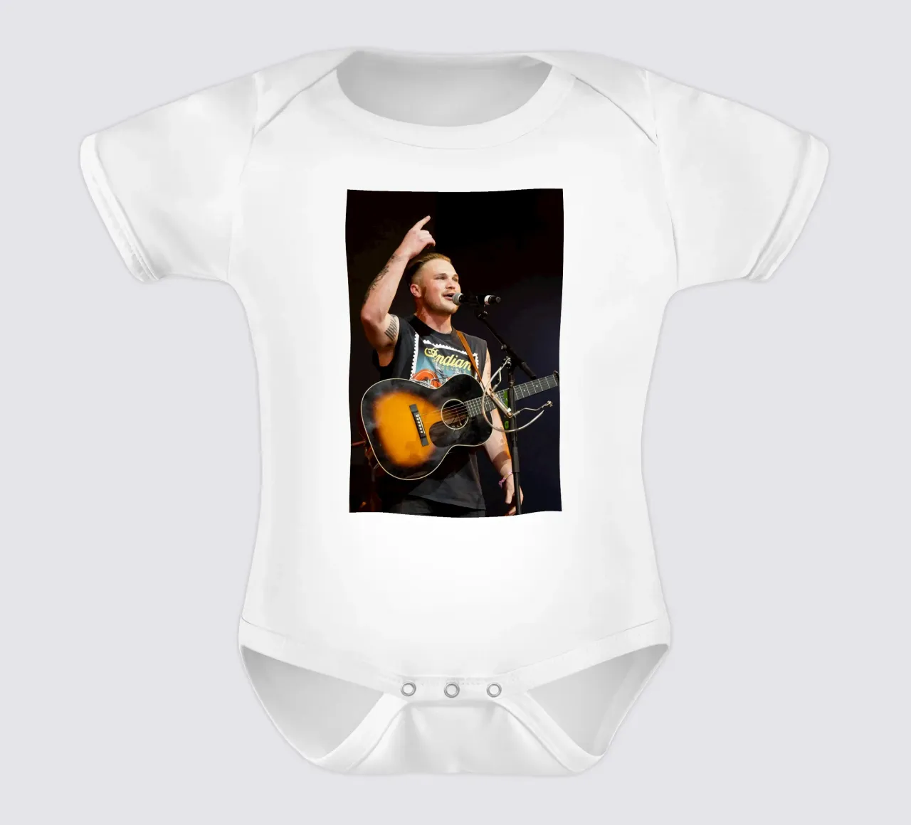 Zach Bryan Kurzarm Babybody von esoygeboys