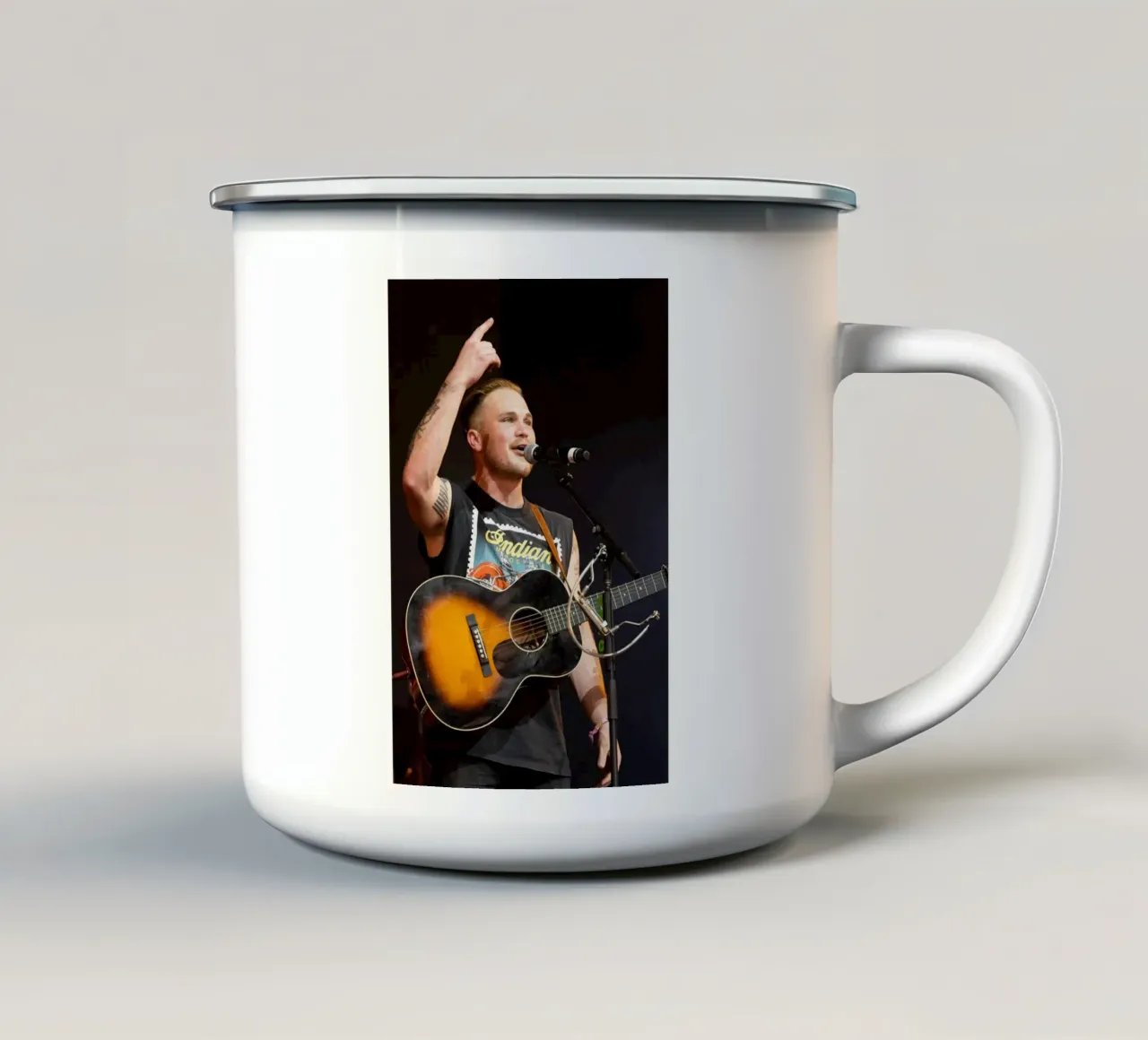 Zach Bryan tazza in smalto da esoygeboys