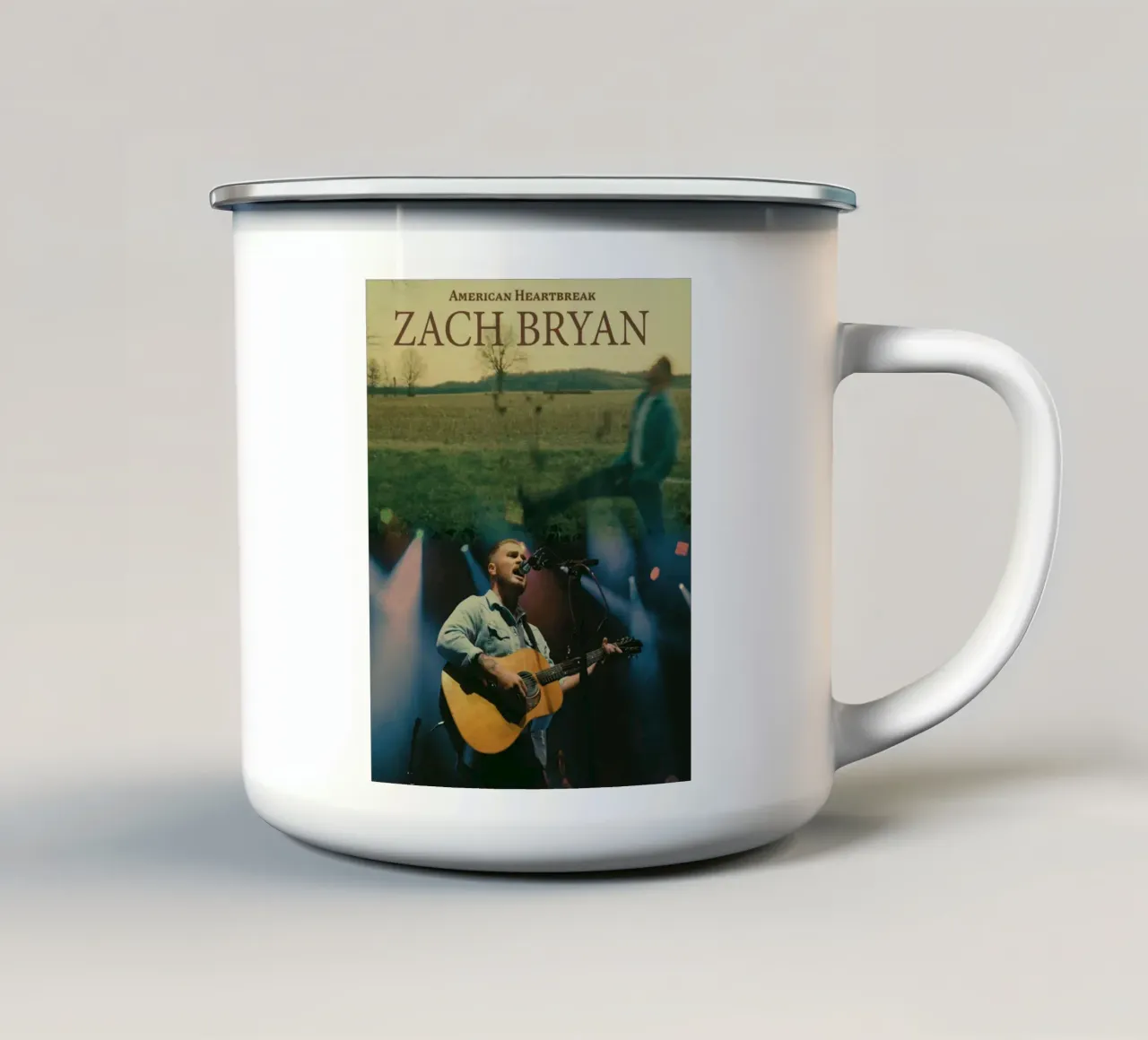 Zach Bryan tazza in smalto da esoygeboys