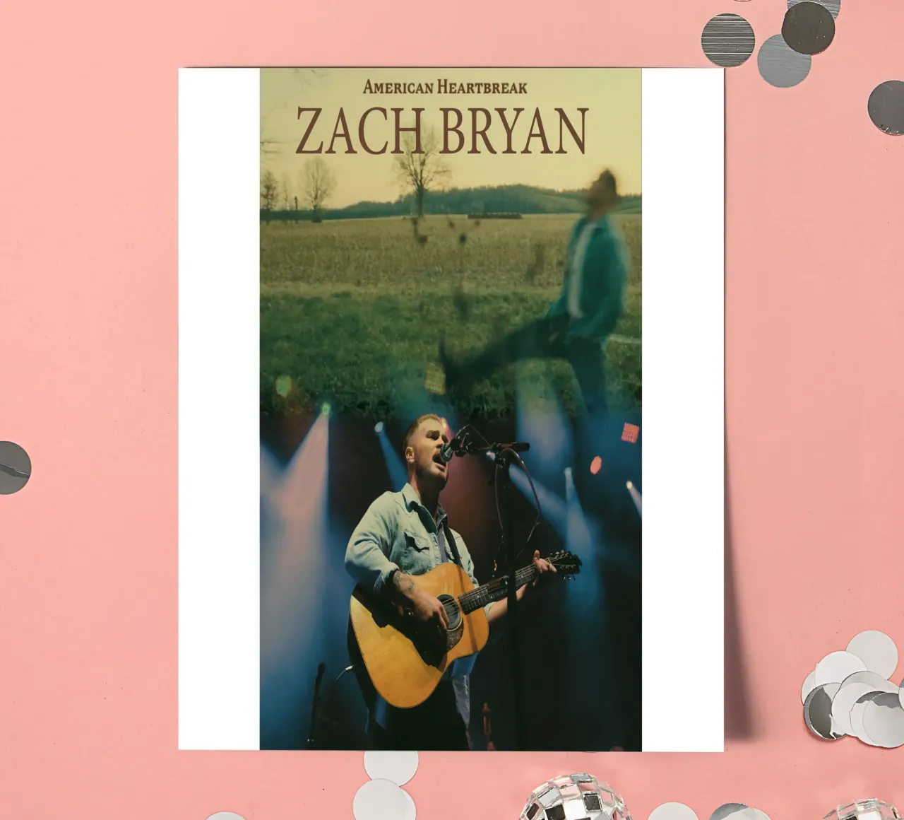 Zach Bryan foglio adesivo da esoygeboys