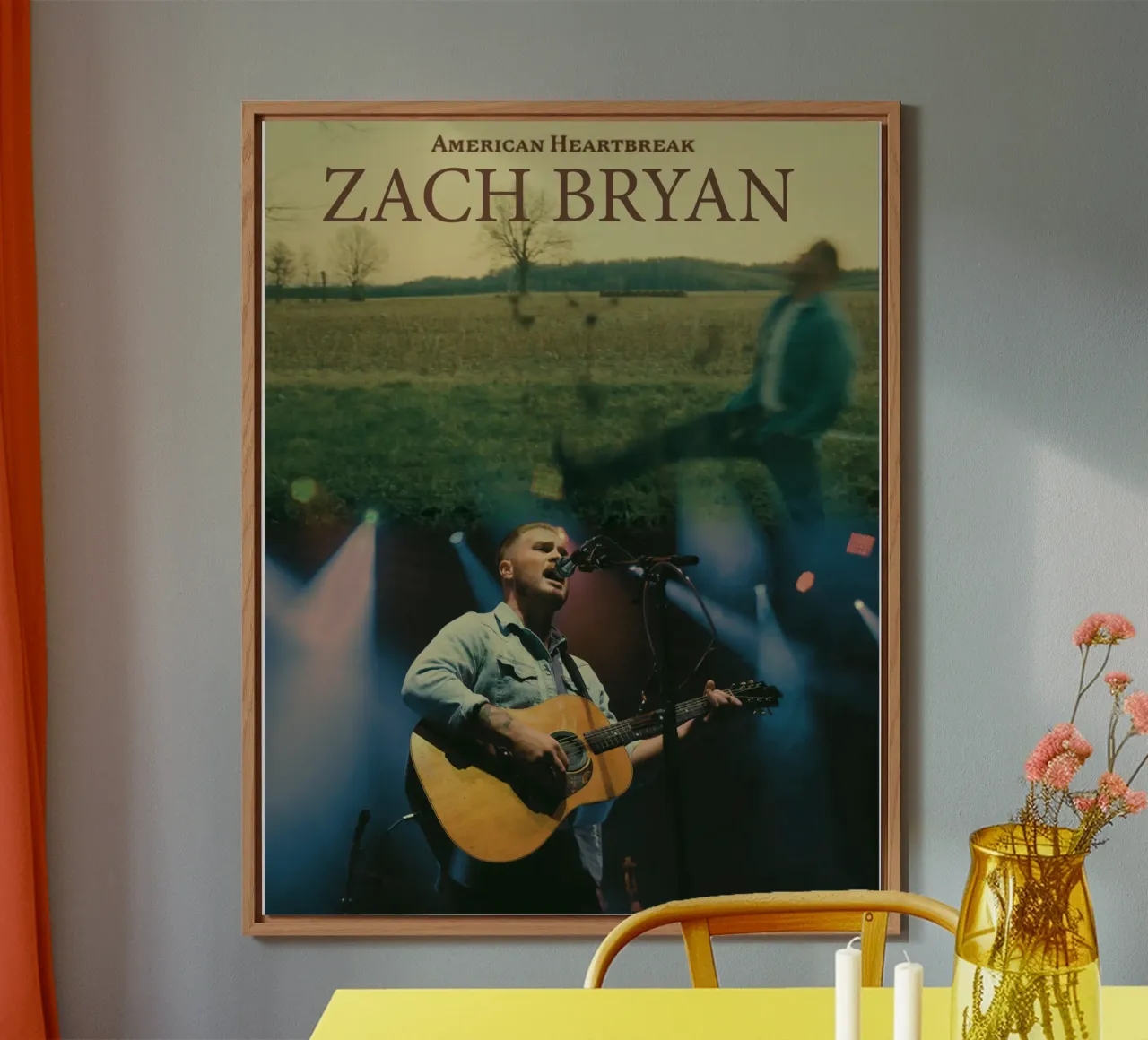 Zach Bryan alluminio dibond da esoygeboys