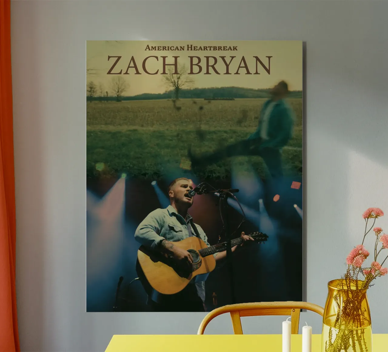 Zach Bryan alluminio dibond da esoygeboys