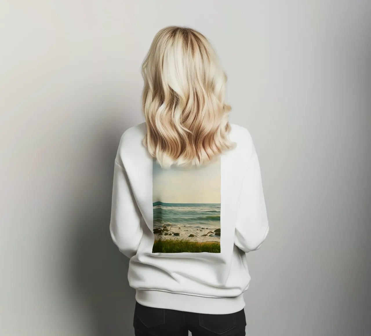 coas vue sur l'océan sweat de PASMING