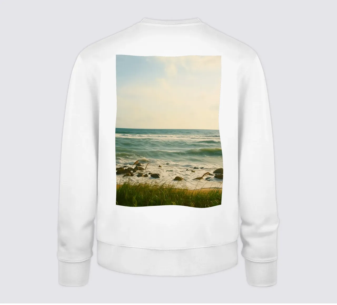 Blick auf den Ozean Sweatshirt von PASMING