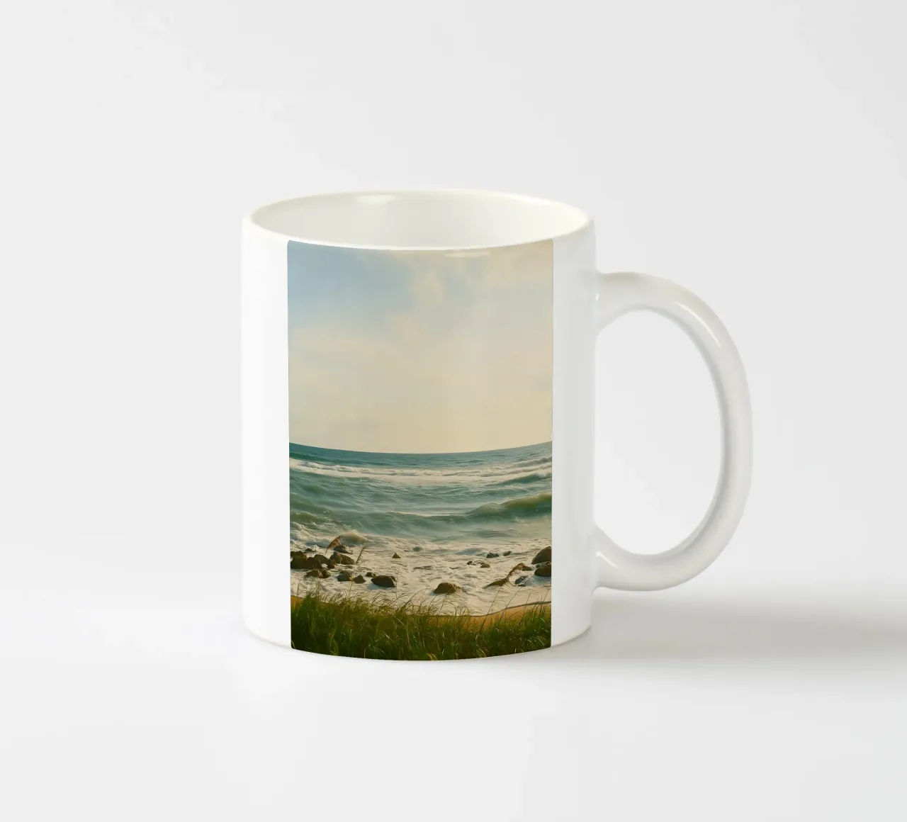 coas vue sur l'océan mug en céramique de PASMING